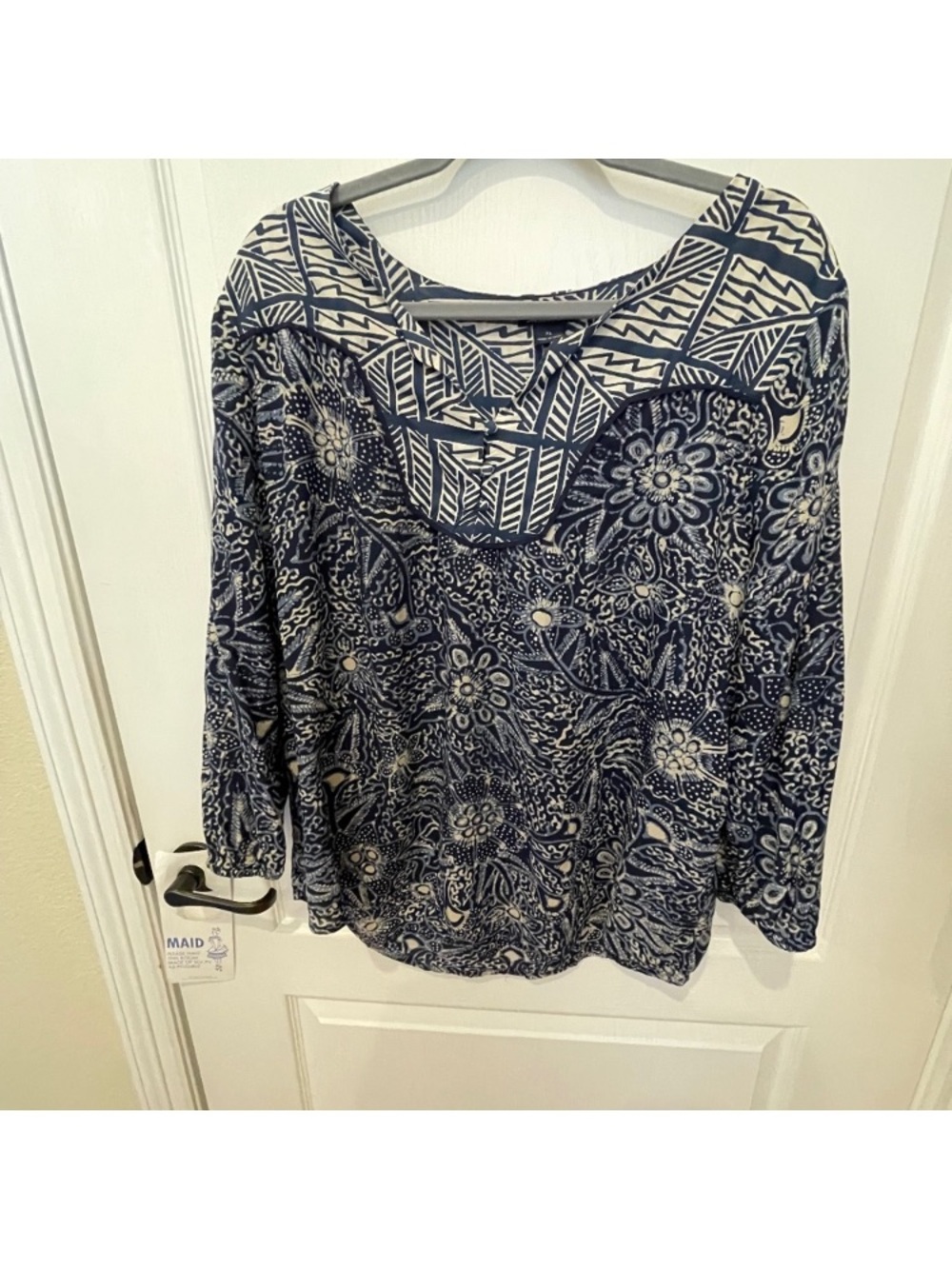 Lucky Brand Block Print shirt